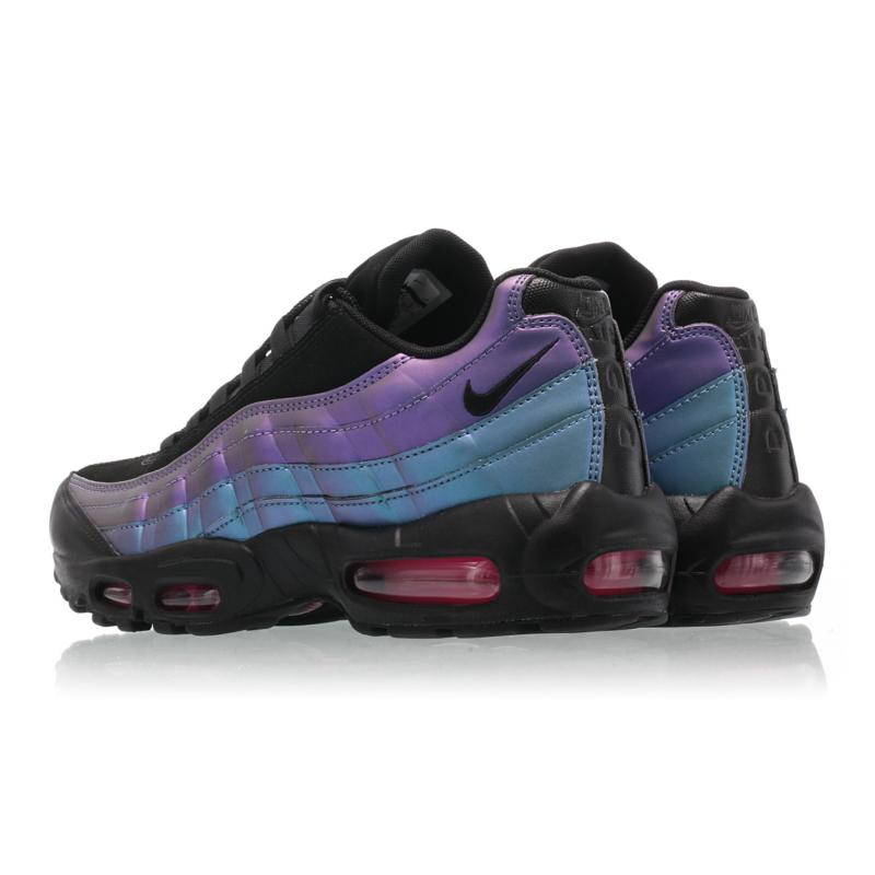 Nike Air MAx 95 LX Black Laser Fuchsia Thunder Grey 538416 021 Nike Air Max 95 Laser Fuchsia Para Hombre Zapatillas Air