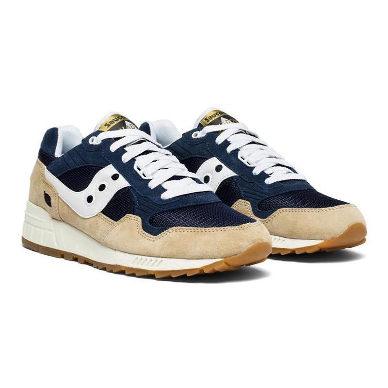 saucony shadow 5000 tan navy white