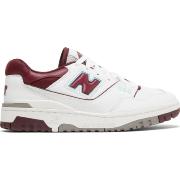 New Balance BB550WBG  White Burgundy