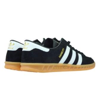 adidas hamburg black leather gum