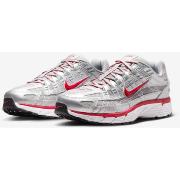 Nike P-6000 Metallic Silver Gym Red 