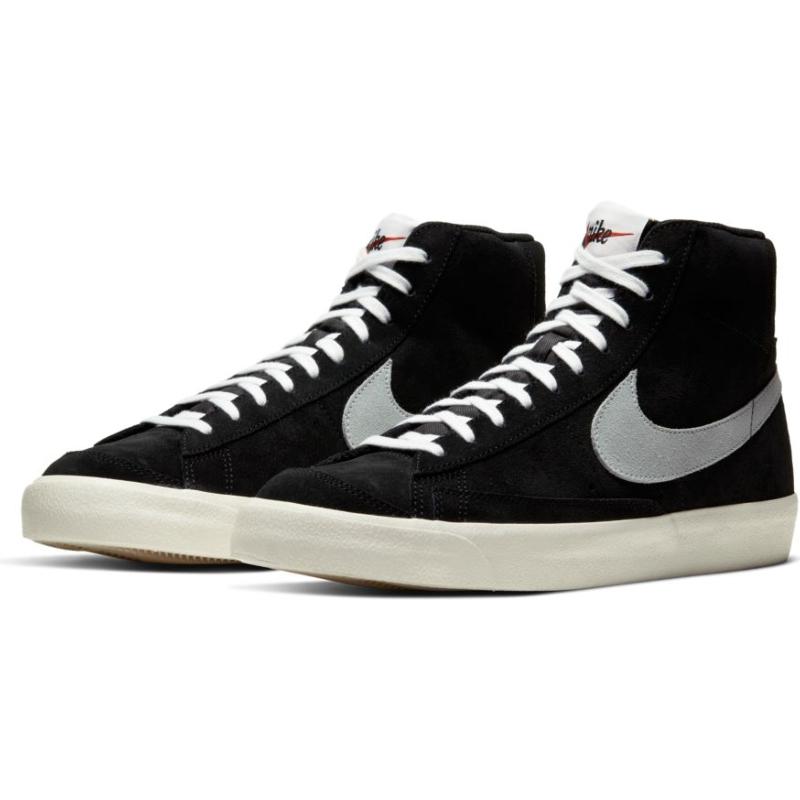nike blazer mid 77 vintage black canvas