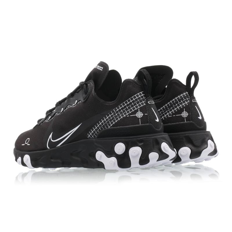 Nike React Element 55 "Schematic Black" CU3009-001
