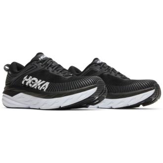 Hoka Bondi 7 Black White